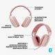 Наушники беспроводные Logitech Zone Vibe 100 Wireless (981-001224) блютуз гарнитура розовая - изображение 7
