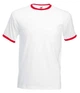 Футболка Fruit of the Loom Valueweight ringer XL WM Білий / Червоний (0611680WMXL) - зображення 1