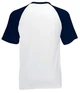 Футболка мужская Fruit of the Loom Valueweight baseball S Белый с темно-синим (0610260WES) - изображение 2