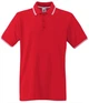 Футболка поло мужская Fruit of the Loom Premium tipped polo S Красный (0630320RWS) - изображение 1
