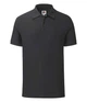 Футболка поло мужская Fruit of the Loom Iconic Polo M Черный (063044036M) - изображение 1