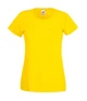 Футболка Fruit of the loom Valueweight Lady-Fit XS Жовтий (61-372-0) - зображення 1
