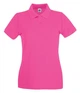 Поло Fruit of the loom Premium polo Lady-Fit 2XL Малиновый (63-030-0) - изображение 1