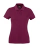 Поло Fruit of the Loom 65/35 Polo lady-fit S Бордовый (063212041S) - изображение 1