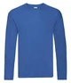 Футболка з довгим рукавом Fruit of the Loom Original long sleeve T L Яскраво-синій (061428051L) - зображення 1