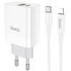 Зарядний пристрій HOCO C80A 1USB/1Type-C, QC/PD, 18W,3A адаптер з Lightning кабелем швидкою зарядкою - зображення 7