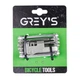 Мультитул для велосипеда Grey's 2/2.5/3/4/5/6/8мм, плоская отвертка/Philips, выжимка цепи, лопатка TR_GR60650 - изображение 2