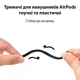 Удобные силиконовые держатели для беспроводных наушников AirPods / ушные крючки для фиксации наушников, красные (107763519) - изображение 3