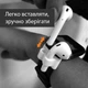 Силиконовый держатель для беспроводных наушников AirPods на ремешок часов, белый "G" (86012657) - изображение 3