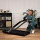 Бігова доріжка Hop-Sport HS-1300WLB Active: Електрична, 1.5 к.с., 14 км/год, 12 програм. До 120 кг, FitShow, Ультратонка Складна для дому - зображення 8