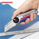 Нож строительный Workpro Pro Plus трапециевидный алюминиевый с усиленной фиксацией (WP213013) - изображение 7