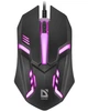 Игровая проводная мышка Defender HIT MB-550 3кн 1200 dpi RGB подсветка 7 цветов Black (52550) - изображение 3