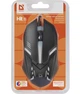 Игровая проводная мышка Defender HIT MB-550 3кн 1200 dpi RGB подсветка 7 цветов Black (52550) - изображение 6