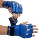 Перчатки для смешанных единоборств MMA PU Zelart Pro (р-р L, Синий) (BO-3207_Синий_L) - изображение 1