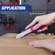 Ніж будівельний Workpro Pro сегментний 18 мм посилений з легкою заміною лез (WP212011) - зображення 3
