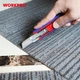 Ніж будівельний Workpro Pro сегментний 18 мм посилений з легкою заміною лез (WP212011) - зображення 4