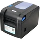 Термопринтер принтер етикеток Xprinter XP-370B термодрук 152 мм/с 76 мм 203 DPI USB+Serial Black - зображення 1