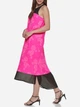 Платье длинное летнее женское DKNY 379127423 L Розовая (1159803615) - изображение 3