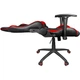 Крісло ігрове Defender Devastator CT-365, 50мм PU, Клас 4, Black/Red - зображення 5