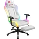Игровое кресло Defender Watcher 60мм Класс 4 RGB ПУ до 120кг White (64336) - изображение 5