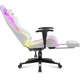 Игровое кресло Defender Watcher 60мм Класс 4 RGB ПУ до 120кг White (64336) - изображение 6