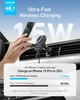 Магнитный автодержатель с беспроводной зарядкой Anker MagSafe Wireless Car Charger MagGo 15W Qi2 Charger, 360° Adjustable для iPhone 17/17 Pro/17 Pro Max, iPhone 16/15/14/13/12 Series - Black - изображение 8