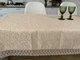 Скатерть праздничная с кружевом 120x150 см тканевая 3386-dkr - изображение 2