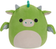 Maskotka Squishmallows Little Plush Desmund Green Dragon 19 cm (0196566186804) - obraz 1