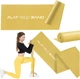 Лента-эспандер для спорта и реабилитации 4FIZJO Flat Band 200 х 15 см 25-35 кг Gold (P-5907739310453) - изображение 1