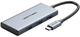 Hub USB-C Vention HDMI 3 x USB 3.0 + SD + TF 0.15 m Gray (6922794767003) - obraz 1