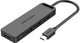 Hub USB-C 3.0 Vention 4 x USB 3.0 z zasilaczem Vention 0.5 m Black (6922794746749) - obraz 1