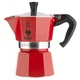 Гейзерная кофеварка Bialetti Moka Express 3 чашки 130 мл Красная - изображение 1