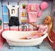 Набор кукол с кукольной мебелью Ванная комната и Кухня Defa Lucy Tidy Bathroom - изображение 3