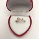 Кольцо медзолото с цирконами "Гармония любви" ювелирный сплав Xuping Jewelry размер 16 мм упаковано в бархатную коробочку (9789.ло) - изображение 6