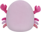 М'яка іграшка Squishmallows Cailey Pink Crab 19 см (196566213418) - зображення 6