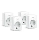 Розумна розетка TP-Link Tapo P100 додаток українською (4-pack) 4шт - зображення 1
