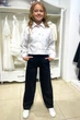 Брюки A-yugi Jeans 152 см Черный (2125000850115) - изображение 4