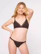 Набор трусиков бикини женских хлопковых Sloggi GO Ribbed Tanga C2P 10213180 L 2 шт Черных (7613141016248) - изображение 4