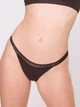 Набор трусиков бикини женских хлопковых Sloggi GO Ribbed Tanga C2P 10213180 XS 2 шт Черных (7613141016217) - изображение 2