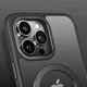 Чехол для iPhone 15 Pro Max Fruct Back Stand Case with Magsafe Матовый Black - изображение 6