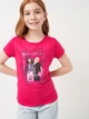 Детская футболка для девочки Disney Barbie EX1265.REC 122-128 см Фуксия (3609087056541) - изображение 4