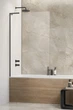 Стеклянная шторка для ванны RADAWAY Modo SL Brushed GunMetal PNJ II 90 см стекло прозрачное 10316090-92-01L - изображение 1