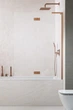 Стеклянная шторка для ванны RADAWAY Essenza 8 SL Brushed Copper PND II 140 правая 10500140-93-01R - изображение 1