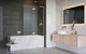 Стеклянная шторка для ванны RADAWAY Essenza 8 SL Gold PND II 110 правая 10500110-09-01R - изображение 4
