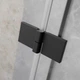 Скляна шторка для ванни RADAWAY Essenza 8 SL Black PND II 100 ліва 10500100-54-01L - зображення 5