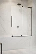 Стеклянная шторка для ванны RADAWAY Furo SL Black PND II 100 правая 10309538-54-01R+10112494-01-01 - изображение 1