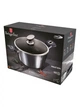 Каструля з кришкою 30 см 8 л Berlinger Haus Metallic Line Carbon Pro Edition (BH-6924) - зображення 2