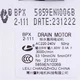 Помпа (насос) для пральної машини LG 5859EN1006B LEILI (в зборі) 30 Вт BPX2-111 (контакти роздільні спереду) - зображення 2