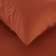 Простынь на резинке с наволочкой Penelope Laura brick red кирпичный 100*200+50*70 (svt-2000022278317) - изображение 4