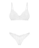 Класичний комплект білизни Obsessive Alissium set Білий XL/2XL (SX0605) - зображення 3